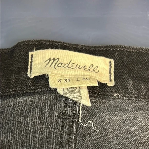Madewell Black Athletic Slim Black Jeans - Picture 2 of 5